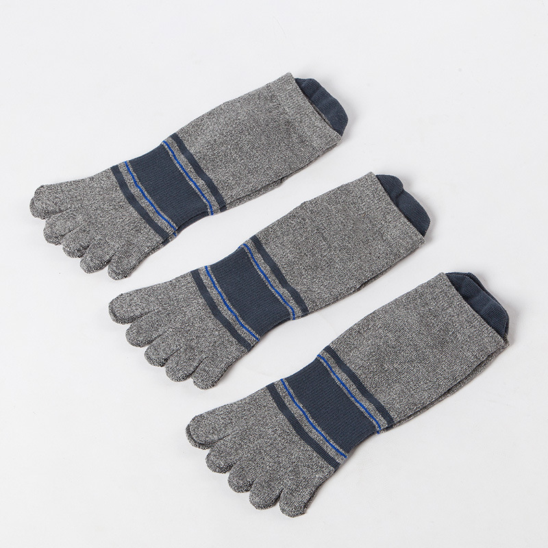 Duantong Toe Socks Male Dongkuan Thick Cotton Sports Socks Absorb Sweat Warm Toe Socks